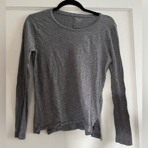 Madewell Charcoal Long Sleeve Women's Tee
